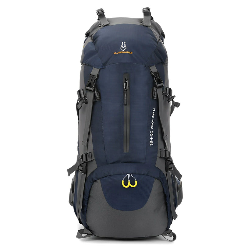 60L Waterproof Nylon Hiking Backpack - FLAMEHORSE