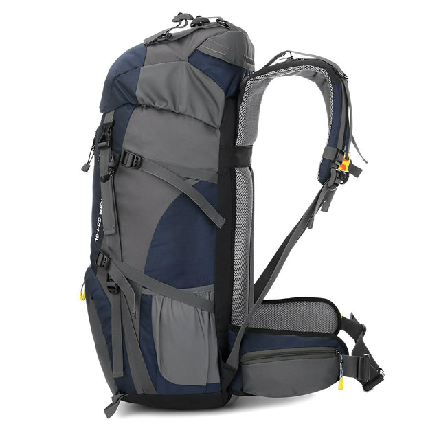 60L Waterproof Nylon Hiking Backpack - FLAMEHORSE