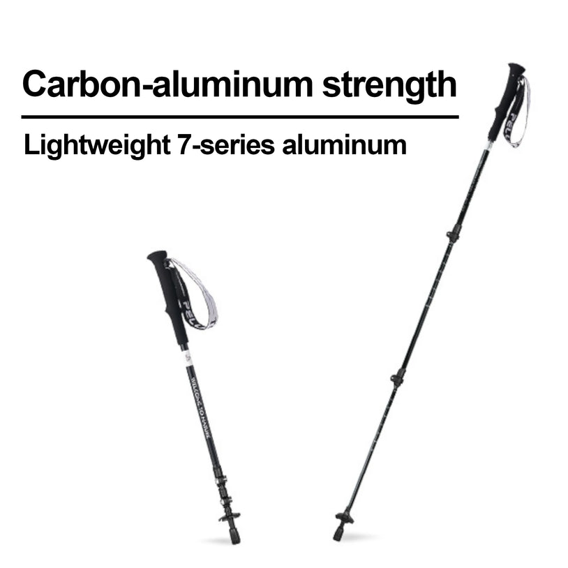 Pelliot Hybrid Trekking Pole - Carbon Fiber & 7075 Aluminum Alloy