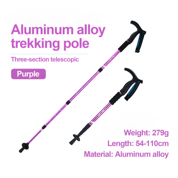 Pelliot High-Strength Trekking Pole - 6061 Aluminum Alloy