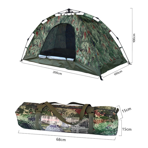 Foldable Single-Person Automatic Tent